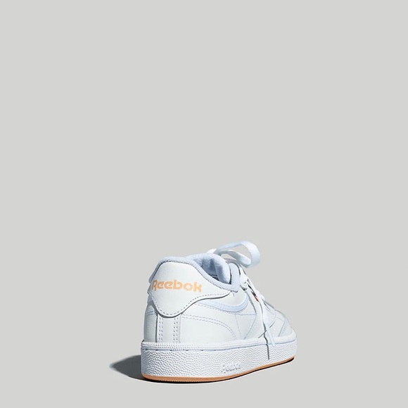 Reebok Club C 85 Sneakers White/Aura Orange Size M8.5/W10 - Picture 3 of 6